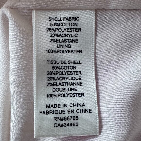 Rebecca Taylor Pink and Cream Tweed Midi Skirt Size 4 - Picture 5 of 5